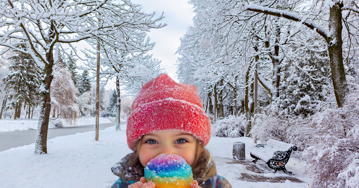 Christmas Snow Cone Shaved Ice